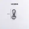 Al por mayor En stock Hebilla de Gancho Anillo de Cola Ovalada Ferretería Accesorios para Ropa Bolsas Hebilla de Metal DIY Accesorios Hebilla de Placa de Aleación de Zinc