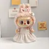 [Solo Ropa de Bebé] Ropa de Reemplazo para Muñeco de Peluche de Vinilo Labubu de 38 cm Falda Mokoko para Muñeco Labubu