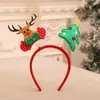 Diademas Navideñas Variadas de Dibujos Animados Empaquetadas Individualmente, Decoraciones Navideñas, Regalos de Fiesta, Cuernos Navideños