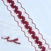 Elástico listo para usar del fabricante 2 cm Fila única Bidireccional Seda de pescado Flor de corona Ropa Lencería Accesorios para el cabello Encaje decorativo Banda elástica