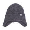 Chapéu de Proteção de Orelhas Transfronteiriço Chapéu Masculino de Inverno Quente Lã Chenille Forrado com Lã Espessado para Exterior à Prova de Vento e Frio Chapéu Tricotado