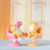 Silla de Gato Naranja de Moda Más Vendida Caja Sorpresa Feliz Decoración de Escritorio Juguete Creativo de Moda Dibujo Animado Regalo de Vacaciones Al Por Mayor