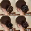 Goma para el pelo satinada floral Maillard para mujer, alta elasticidad, liga para el pelo duradera que no daña el cabello, accesorio elástico para el pelo