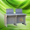 Mesa de computador multifuncional com tela flip manual flip display oculto mesa de treinamento para sala de informática