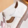 Sapatos Rasos YNXU Sapatos de Couro para Meninas Atacado 2026 Outono Novo Elegantes Sapatos de Princesa com Laço Sapatos de Dança para Crianças Pequenas