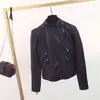 Estação Europeia 2023 Primavera e Outono Roupas de Couro Jaqueta Feminina Roupas de Couro Couro PU Motocicleta Curta Slim Fit Jaqueta Pequena
