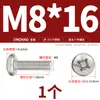 Tornillos Redondos de Acero Inoxidable Jinchao Gb818 Tornillos para Máquina de Cabeza Plana Phillips M3M4M5M6M8M10