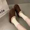 Clima Nevado al Aire Libre Suela Gruesa Invierno Dos Usos Más Terciopelo Slip-On Zapatos Postparto 2026 Zapatos de Algodón Cálidos Zapatos de Algodón Engrosados para Mujer