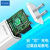 Carregador de tomada rápido Baitong K16 para celular 5V2A1A Adaptador Android Cabo de dados USB Plugue carregador Venda por atacado