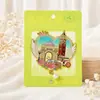 Tianjin China Ciudad Imán Metálico para Refrigerador Souvenir Personalizado Souvenir Turístico Cultural y Creativo Imán Magnético para Refrigerador Hecho a Medida
