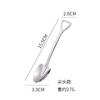 Cuchara Pala Creativa Cuchara de Acero Inoxidable 304 Cuchara para Hogar Cuchara para Sandía Cuchara para Postre Cuchara para Helado Cuchara de Café Novedosa Pala