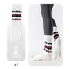 Calcetines de Pilates para Mujer, Calcetines de Yoga Antideslizantes Profesionales para Mujer, Calcetines de Cinco Dedos Divididos hasta la Media Pantorrilla para Deportes de Interior y Fitness