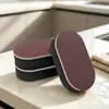 Esponja de lija para cocina para uso doméstico, diseñada para eliminar manchas, óxido y limpiar el fondo de las ollas, una esponja de limpieza mágica para eliminar la suciedad negra