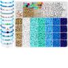 Novo Kit com 5100 Peças de Contas de Argila DIY Europeias e Americanas, Contas de Argila Polimérica Macia, Kit para Joias Artesanais, Joias Feitas à Mão