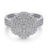 Anillo Europeo y Americano de Plata de Ley 925 con Zircón y Perla para Mujer, Anillo de Nicho de Gama Alta, Anillo de Diamante de Cuatro Garras, Anillo de Plata con Lazo
