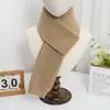 Bufanda de Punto Nuevo Estilo Otoño e Invierno, Hecha a Medida, Color Sólido, Suave y Acogedora, Moderna y Versátil para Parejas, Estilo Coreano Simple, Bufanda Cálida para el Cuello para Estudiantes