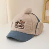 Sombrero de Protección para Orejas Estilo Coreano para Niños Otoño e Invierno Gorra de Pato Cálida a Prueba de Viento Felpa Bebé Ciclismo Niño Sombrero Lei Feng