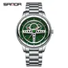 Reloj de Marca Sanda Nuevo Reloj de Cuarzo para Hombre Correa Impermeable Reloj de Moda para Hombre Popular Cuarzo Reloj de Hombre