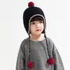 Gorros de Punto para Niños para Otoño e Invierno, Gorros de Punto para Bebé, Gorros para Niños, Gorros con Orejeras para Niñas, Gorros Calientes, Gorros sin Visera, Gorros tipo Pañuelo