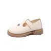 Zapatos de Cuero para Niñas con Suela Suave, Zapatos de Princesa para Bebé, Modelo Primavera 2026, Zapatos Negros de Rendimiento para Niñas Pequeñas, Zapatos Individuales para Niños