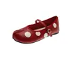 Edición Exclusiva~Zapatos de Ballet de Lunares Retro Franceses para Mujer 2026 Modelo Nuevo Suela Suave Punta Redonda Versátiles Zapatos Sandalias Planos sin Cierre
