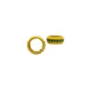Prata 925 banhada a ouro banhada a ouro turquesa natural anel de corrida contas de transferência contas de furo grande acessórios de cordão para pulseira colar DIY