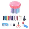 Set de kit de costura para el hogar, herramientas de costura mini portátiles pequeñas, bolsa de costura funcional de almacenamiento y organización, set de kit de costura