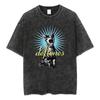 Nueva Camiseta de Metal Rock Deftones Banda Estampado Ojo de Diamante Hombre