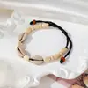 Pulseira Trançada com Contas de Concha Estilo Boêmio Resort Novo Estilo Transfronteiriço de Verão Pulseira Estilo Praia para Homens e Mulheres