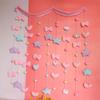 Decoração Escola Jardim de Infância Menina Coração Estrela Laço Cortina de Porta Quarto Cortina Quarto de Princesa Parede Quarto Infantil