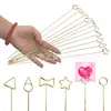 300mm Ins Antiguo Metal Florero Arreglo Floral Portatarjetas Portatarjetas de Negocio Arcilla Hecho a Mano DIY Inserto de Flores Portamensajes Portatiquetas