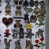 Parches de Letras en Inglés, Varios Parches Decorativos de Tela, Insignias de Moda, Versátil Producción de Bordado Floral Su181