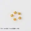Cor Dourado Brilhante Liga Preserva Cor Contas Espaçadoras Conector Artesanal DIY Pulseira Colar Pingente Material para Joias Acessórios Atacado