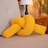 Cojín Triangular Estilo Nórdico Forma Geométrica Nudo Trenzado Cojín para Sofá Cama Decoración para el Hogar
