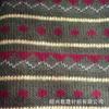 Tecido jacquard de malha de camada dupla tecido jacquard de malha de lã colorida Têxtil doméstico