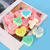 Molde de silicone líquido de amor de 6 peças, molde para bolo de mousse de pudim de fondant, molde de silicone para sabonete, aromaterapia, cera de abelha