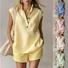 2026 Comercio exterior transfronterizo europeo y americano Amazon AliExpress Wish traje casual corto sin mangas para mujer
