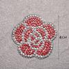 Parche adhesivo de perforación en caliente con diamantes de imitación de Zhaoshun, con patrón de perforación de flores, para planchar ropa, equipaje, carcasa de teléfono móvil, accesorios decorativos