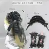Acessórios de Cabelo Lolita Gótico Feitos à Mão Faixa de Cabeça de Renda Preta e Branca de Freira Headwear de Subcultura Bidimensional em Estoque