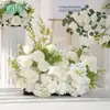 Arreglo Floral para Entrega de CocheFlores artificiales para la decoración del área de ceremonia de entrega de coche de la tienda 4S, accesorios de fotografía de columna romana lujosos y de alta gama