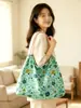 Bolsa de ombro com estampa floral para mulheres, bolsa tote de grande capacidade, bolsa de mão da moda estilo coreano, nova bolsa versátil de verão 2026, fábrica