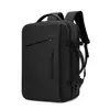 Mochila de viaje multifuncional expandible de gran capacidad para negocios y uso diario, con separación de compartimentos secos y húmedos, para portátil