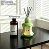 Botella de aromaterapia con forma de corazón de manzana verde, difusor de aceites esenciales, difusor de fragancia para el hogar y la oficina