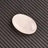 Piedra de Palma Popular Transfronteriza Piedra Cruda de Cristal Piedra de Jabón Piedra de Palma 45*30mm Cristal Rosa Masaje Spa Piedra de Energía Pieza de Mano