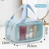 Nueva Bolsa de Cosméticos de Doble Capa, Gran Capacidad, Separación Seco y Húmedo, Bolsa de Almacenamiento Impermeable, Bolsa Portátil de Cosméticos y Artículos de Tocador para Baño y Viajes