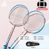 Raqueta de Bádminton Peak Peak Genuina Oficial Tienda Insignia Carbono Completo Ultraligera Adulto y Niños Resistente Set de Doble Raqueta