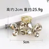 Presilha de Cabelo Borboleta de Cristal Meio Preso, Exquisita e de Alto Padrão, Presilha para a Parte de Trás da Cabeça, Grampo para Meninas com Cabelo Curto, Presilha para Rabo de Cavalo para Mulheres