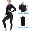 Traje de Buceo Ajustado de una Pieza de 3 mm, Traje de Surf Cálido y a Prueba de Frío, Traje de Buceo Moldeador para Hombre para Buceo Libre