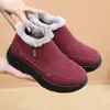 Suela Blanda de Poliuretano Invierno Nuevo Estilo Más Terciopelo Engrosado Cálido Zapatos de Tela Old Beijing para Mujer Ligeros Antideslizantes Zapatos para Madre