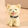 Nuevo cachorro de cuatro colores micro paisaje resina creativo simulación perro de dibujos animados decoraciones de jardinería
